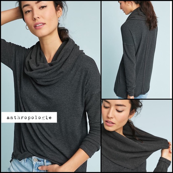 Anthropologie Tops - Anthropologie Abbie Cowl Tunic NWT SP Top Sweater